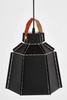 LAMPA SUFITOWA WISZĄCA LOFT CZARNA MONA W1