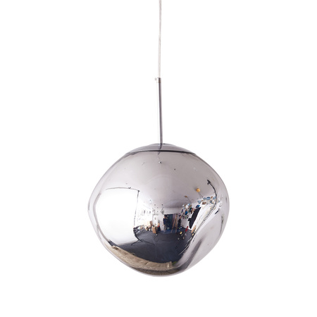Lampa wisząca GLAM S srebrna 18 cm