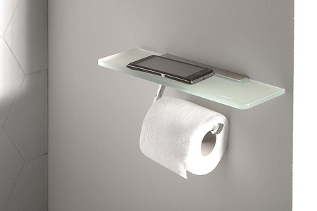 Półka 300x100x8mm, szkło mleczne