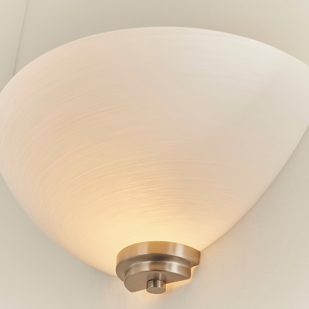 Welles Wall Light Satin Chrome