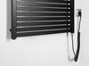 TONDI-E grzejnik elektryczny 600x970 mm, 400 W, czarny mat