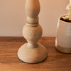 Hidcote Table Lamp Base Natural Wood