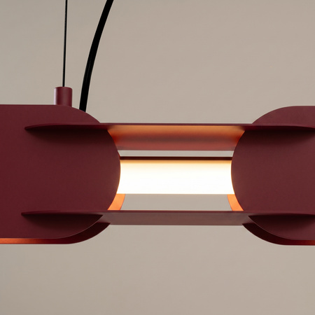 Lampa wisząca CHAIN 91 burgund LED 3000K