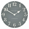 Arabic Wall Clock Flax Blue 20in