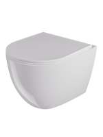 Miska WC VORTEX z deską wisząca owalna biały połysk CANEO TR2196DF