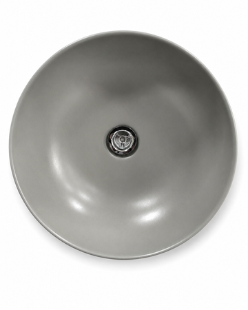 Vitruvit SKY ceramiczna umywalka nablatowa okrągła 40 cm Naxos (wyprzedaż ekspozycyjna