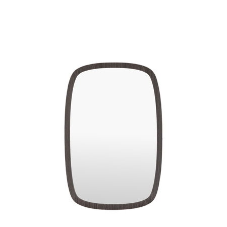 Bryce Capsule Mirror Black 600x30x400mm