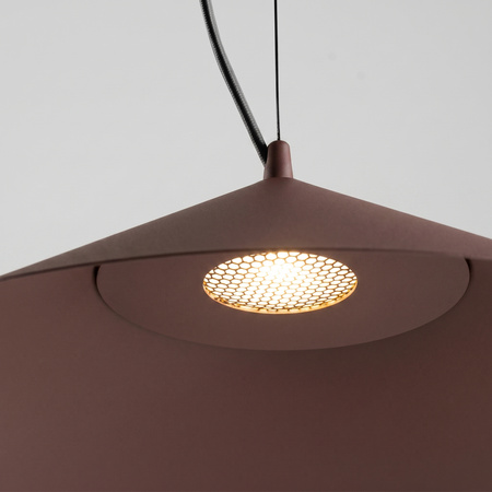 Lampa wisząca FINT brązowa LED 3000K