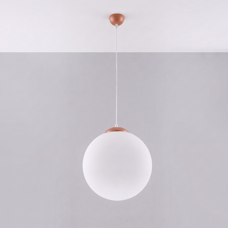 Lampa wisząca UGO 40 ochra czerwona