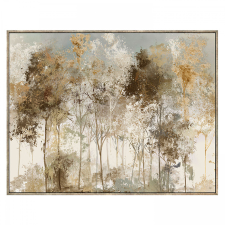 Obraz w ramie „Copper Frost” – złoty, 92,5 × 3 × 72,5 cm