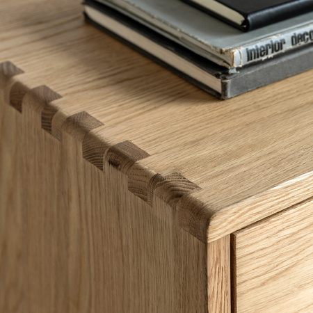 Craft 5 Drawer Chest Natural 950x450x1060mm