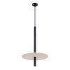 Lampa wisząca FELTRO 1 czarna/beżowa
