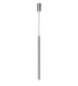 SOPEL 1 PROSTY SREBRNY / przewód antracyt lampa wisząca
