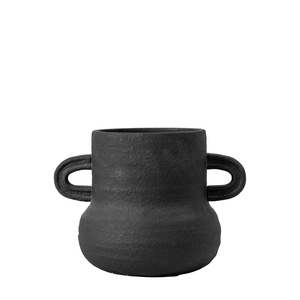 Wazon Gorki mały czarny 250 x 185 x 185 mm