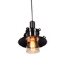 LAMPA WISZĄCA INDUSTRIALNA LOFT CZARNA CAPRI W1