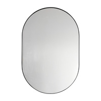 Lustro Hurston Elipse czarne 600 x 30 x 900 mm