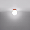 Plafon YOLI 1 ochra czerwona