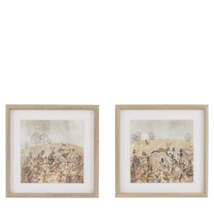Meadow Mischief Framed Art Set of 2