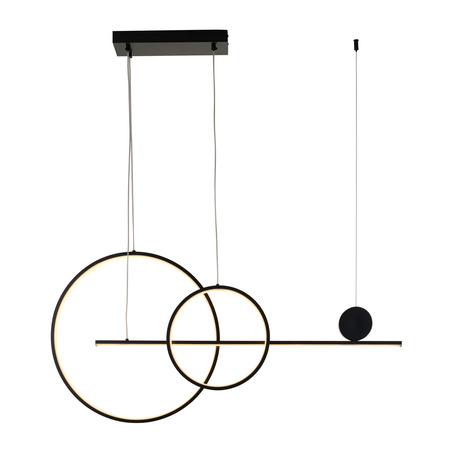Lampa wisząca NEW AGE LED 120 cm - oprawa sufitowa czarna