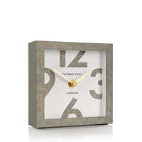 Nordic Mantel Clock Green 5in