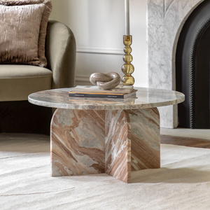 Amalfi Coffee Table Natural 800x800x400mm