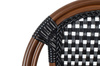 Krzesło ogrodowe CAFE PARIS ARM brązowe rattan