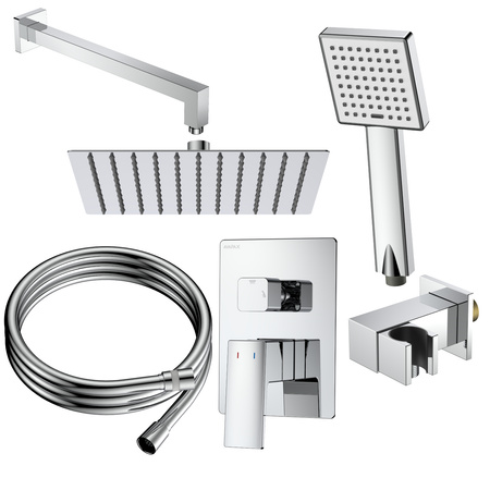 Zestaw prysznicowy podtynkowy dwufunkcyjny