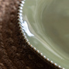 Organic Beaded Dinner Plate Olive (4pk) D280mm