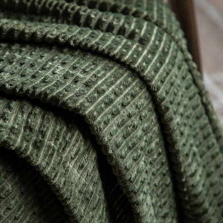 Winson Flannel Throw Olive 1400x1800mm