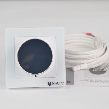 Termostat NAVIN EH20R-16A Wi-Fi, Tuya, do ogrzewania podłogowego, biały