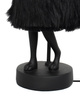 KARE lampa stołowa RABBIT FUR 50 cm       czarna / złota
