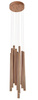 MAXLIGHT P0205D LAMPA WISZĄCA ORGANIC 10x1 COPPER MAŁA ŚCIEMNIALNA