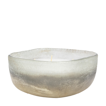 Mercury Candle White/Silver Medium Amber & Lily
