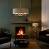 Highclere 8 Pendant Light Chrome 550-1730mm