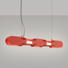 Lampa wisząca CHAIN 91 czerwona LED 4000K