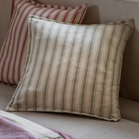 Alston Woven Stripe Cush Sage 450x450mm