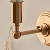 Burley Rechargeable 1 Wall Light Aged Brass