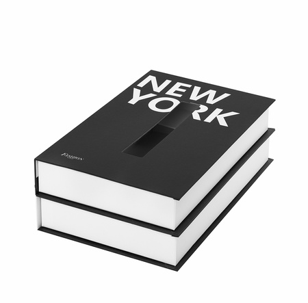 Pojemnik na chusteczki SHP BOOKER biały   / czarny