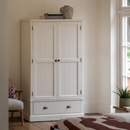 Eton Wardrobe White 1080x580x1900mm