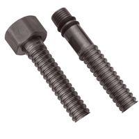 Przyłącze ze stali nierdzewnej, rura spiralna, M10x3/8", 40cm, gun metal