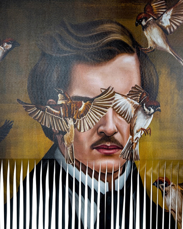 KARE obraz GENTLEMAN CUTS 130x163 cm