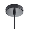 Lampa wisząca CONCRETE 12 cm- czarny beton, drewno