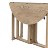 Craft Folding Dining Table Smoked 1000x1000x750mm