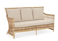 BIZZOTTO sofa 3-osobowa ogrodowa ADELMA   naturalna