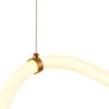 Lampa wisząca SNAKE LED wąż ledowy złota 500 cm