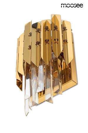 MOOSEE lampa ścienna MAJESTIC złota