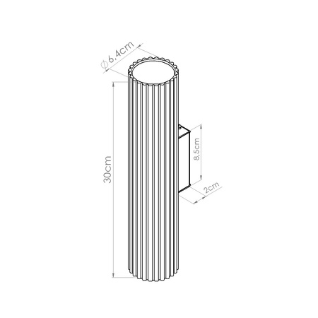 Kinkiet IVAR beżowy LED 3000K