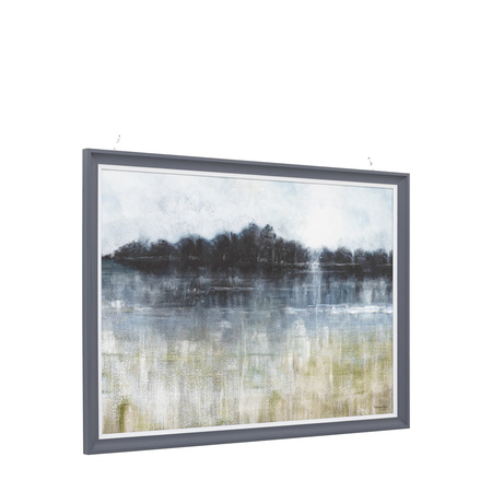 Obraz w ramie „Adrift” – niebieski, 120 × 3,5 × 90 cm