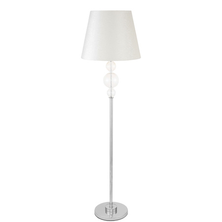 LAMPA STOJĄCA PODŁOGOWA SREBRNA MURANEO