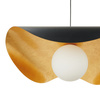 Lampa wisząca ENZO 40 cm - czarno złota